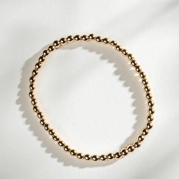 Gold Beaded Bracelet
