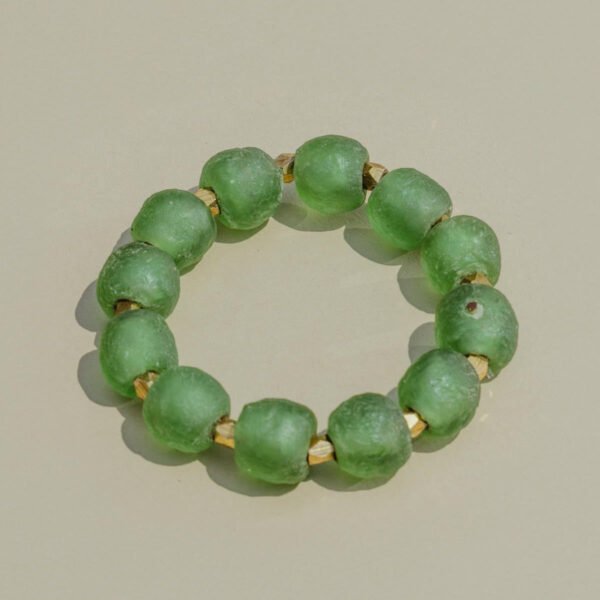 Unity Recycled Glass Beaded Bracelet