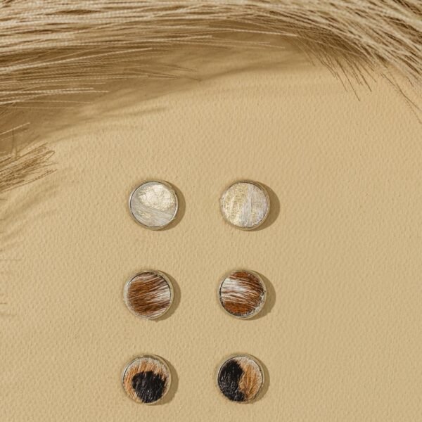 Leather Earrings (set of 3)