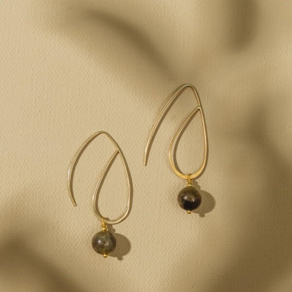 Beaded Hoop Earrings