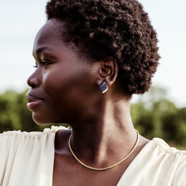 Porcelain Diamond Studs